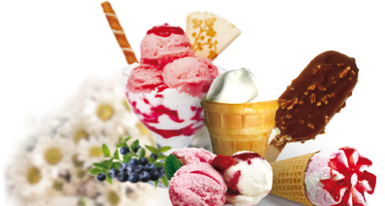 Популярные виды мороженого