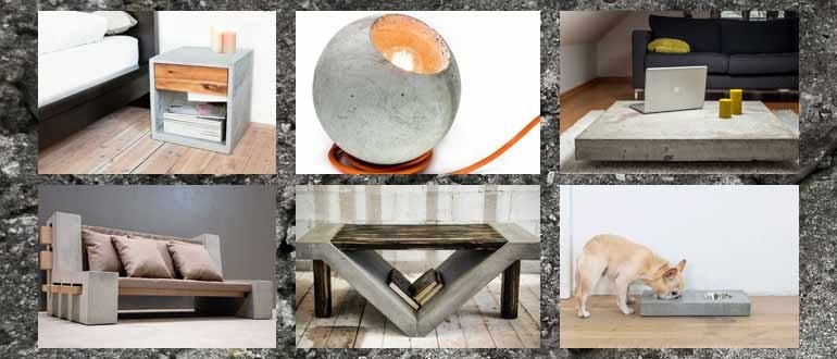 Торговля бетонной мебелью ручной работы