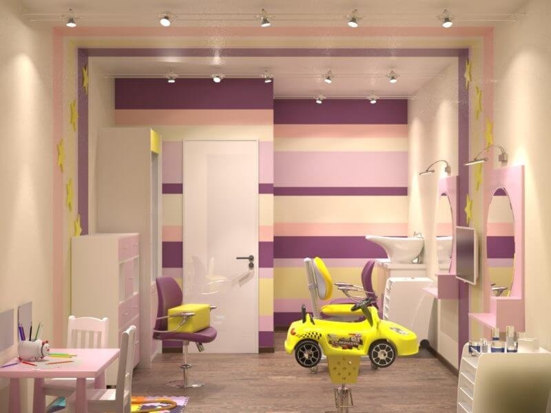 Комната для детской парикмахерской