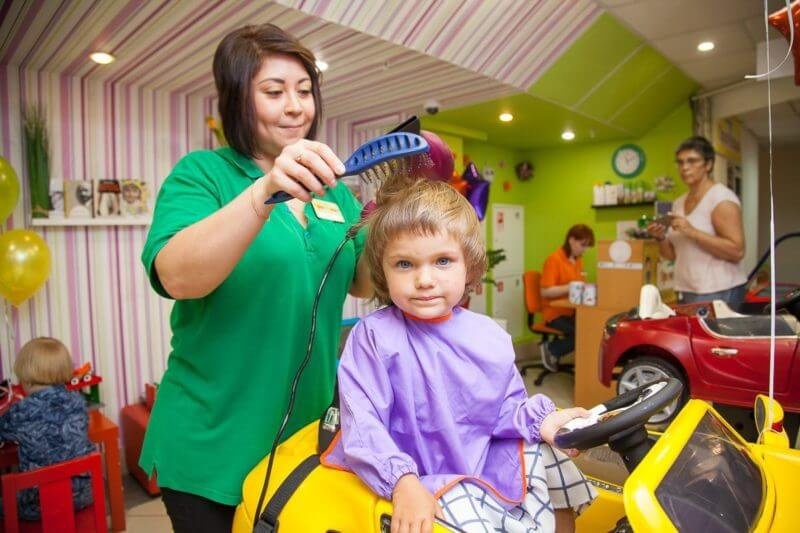 Виды услуг в детской парикмахерской